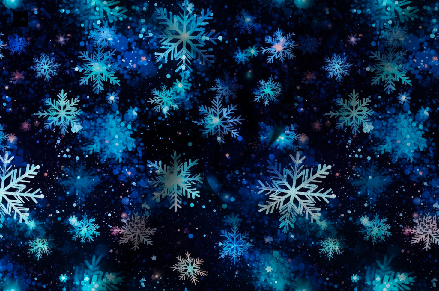Schwarz blau Schneeflocke Oktober Vorbestellung